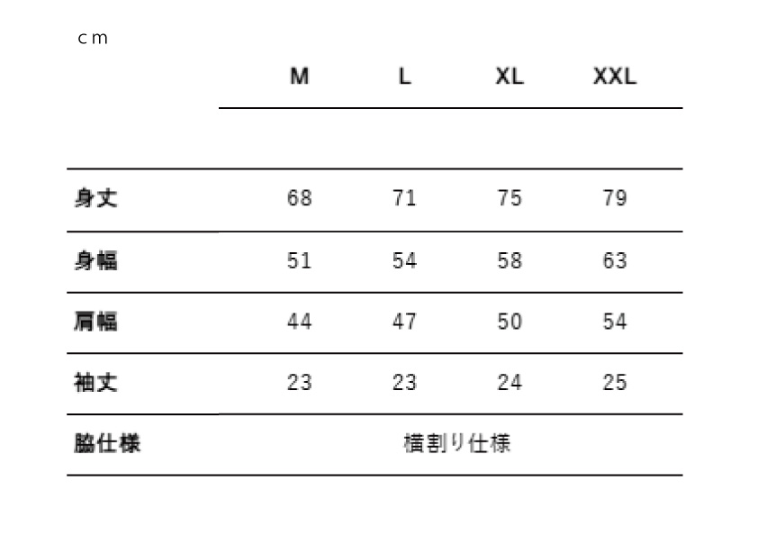 サイズ表記
